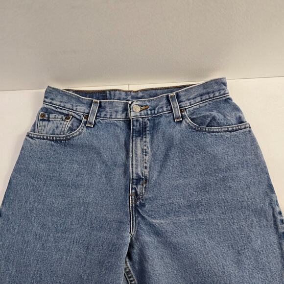 VTG‎ levi's 550 relaxed tapered jeans size 12 womens blue 6391 - Picture 2 of 12